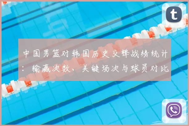 中国男篮对韩国历史交锋战绩统计：输赢次数、关键场次与球员对比